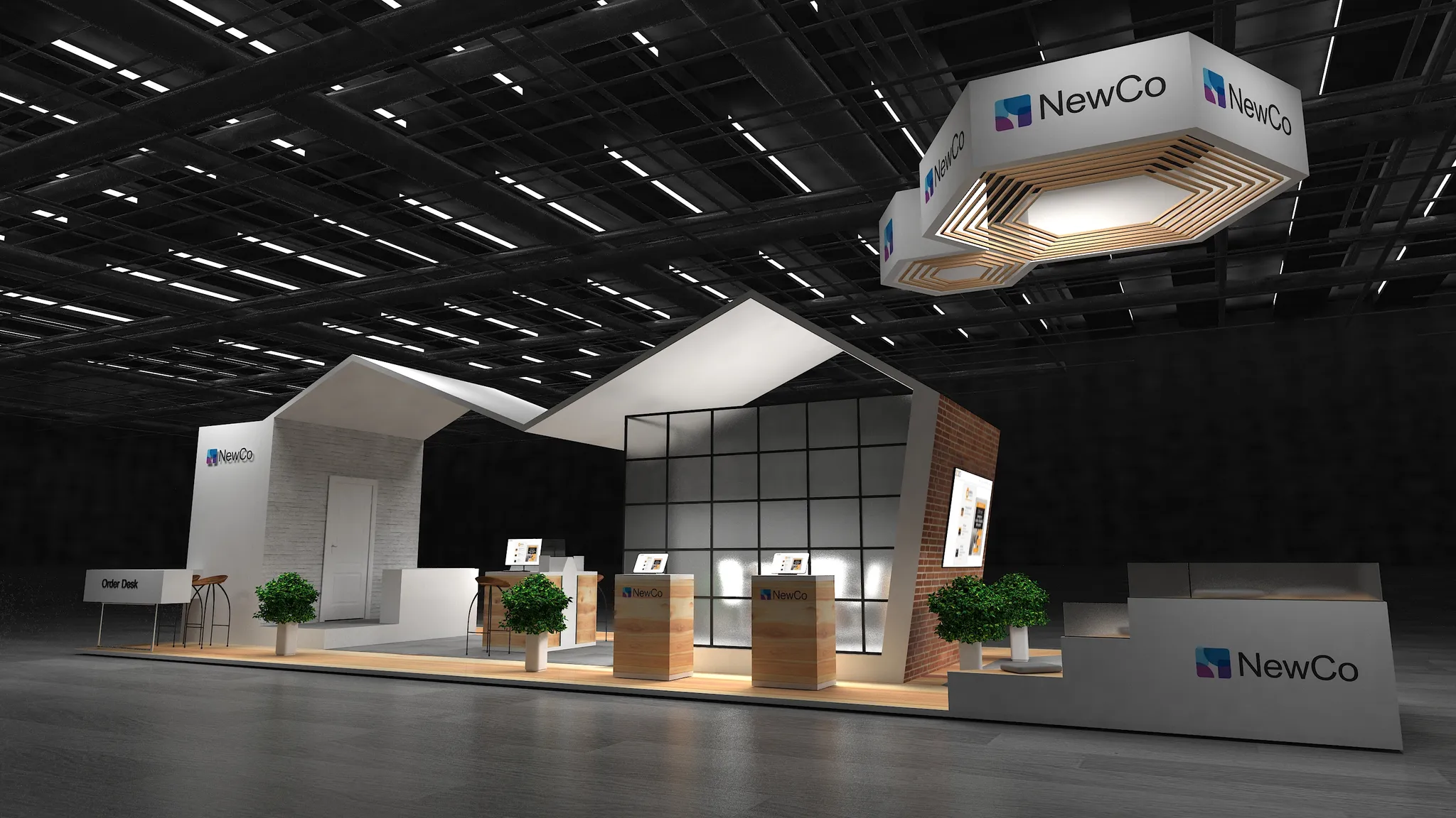 20x50 Île booth design by Reaction Space